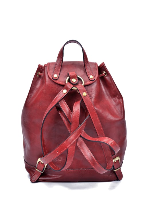 Anna Luchini SS22 AL 3053 Rood Rundleer Tas - Image 2
