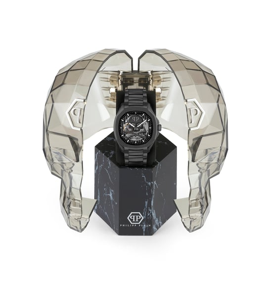 Philipp Plein $keleton $pectre Heren Horloge Zwart PWRAA0423 - Image 4