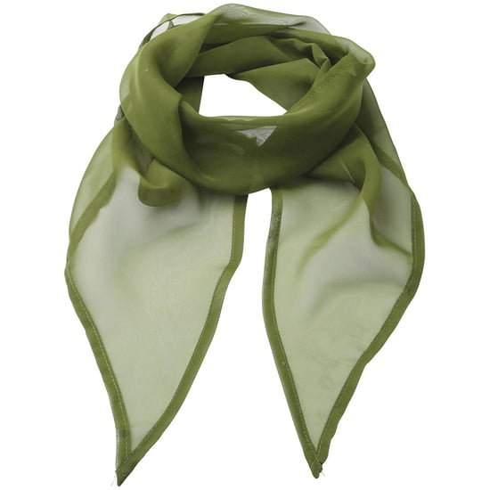 Premier Uniseks sjaal van chiffon in kleuren voor volwassenen (Oase Groen) - Image 1