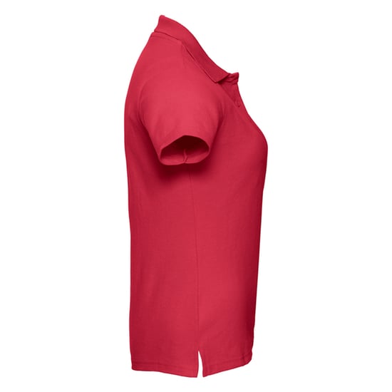 Russell Dames/Dames Klassiek Polycotton Poloshirt (Klassiek rood) - Image 3