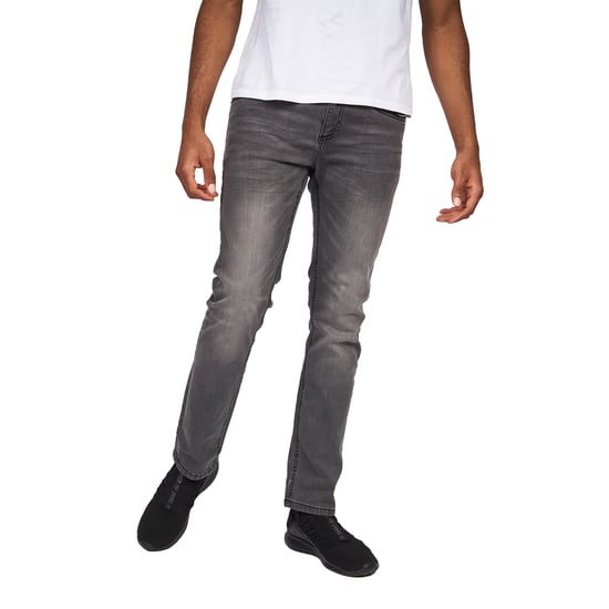 Crosshatch Heren Svelte Stretch Jeans (Grijs wasgoed) - Image 1