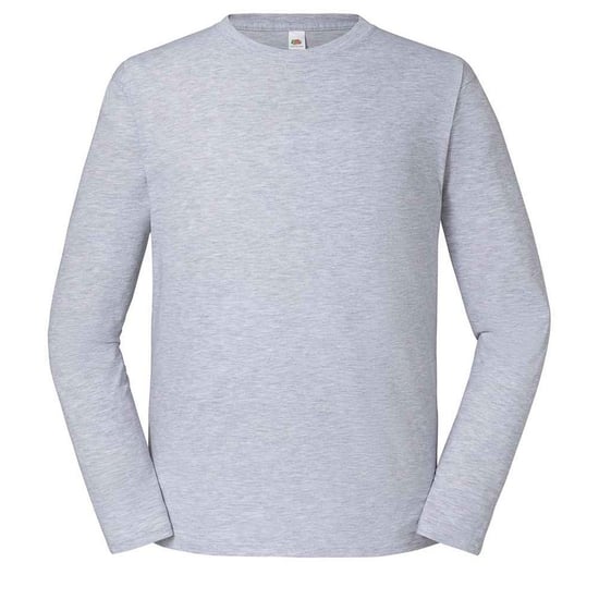 Fruit of the Loom Unisex volwassen Iconic 195 Premium T-shirt met lange mouwen (Heide Grijs) - Image 1