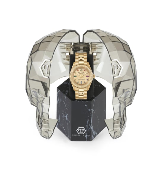Philipp Plein Queen Dames Horloge Goudkleurig PWDAA0721 - Image 4