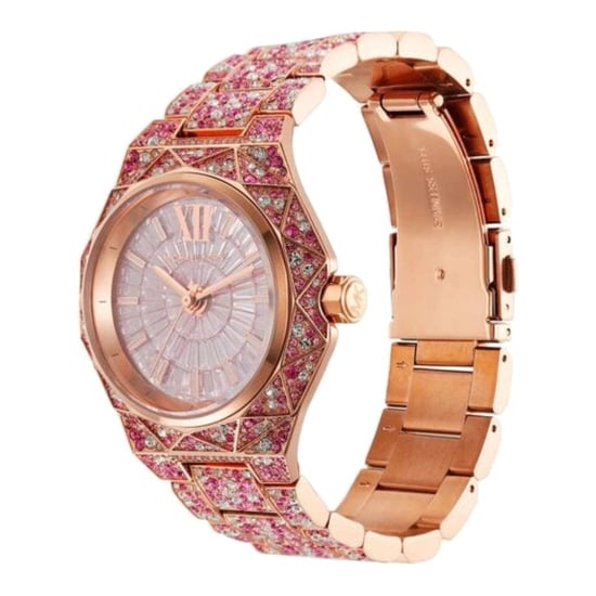 Michael Kors MK7343 Pave Rose Gold-Tone Ladies Watch
