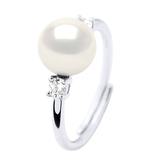 Ring Sieraden - Echte Gekweekte Zoetwaterparel Rond 7-8 mm - Image 1
