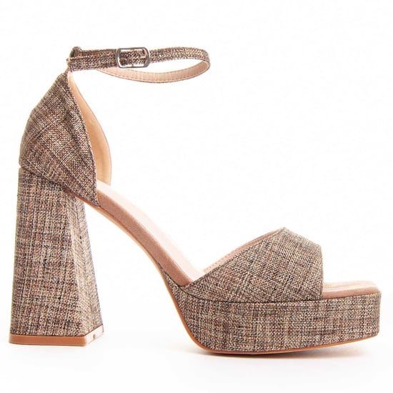 Montevita Heel Sandal Festsand7 In Bruin - Image 1