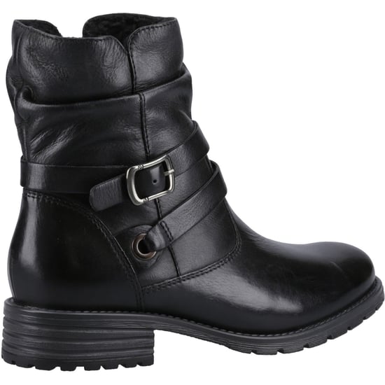 Hush Puppies Piper Laarzen Leder Vrouwen Zwart - Image 2