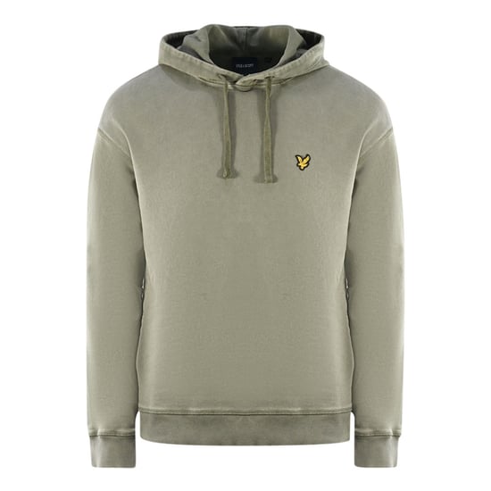 Lyle & Scott Brand Logo Green Pull-Over Hoodie - Image 1
