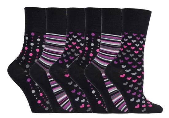 6 stuks sokken zonder elastiek bamboesokken met zachte grip voor dames - SOLRM33 - Image 1