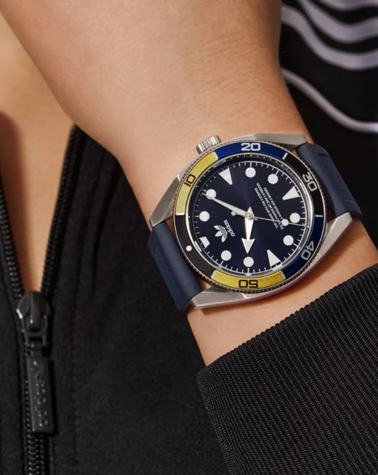 Adidas Originals Editie Twee Unisex Blauwe Horloge AOFH23006 - Image 4