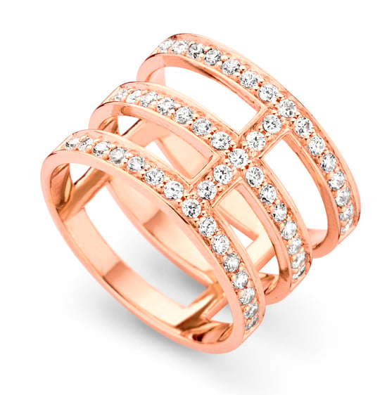 Orphelia Dames 925 Sterling Zilveren Ring - Rosé ZR-7125/RG - Image 1