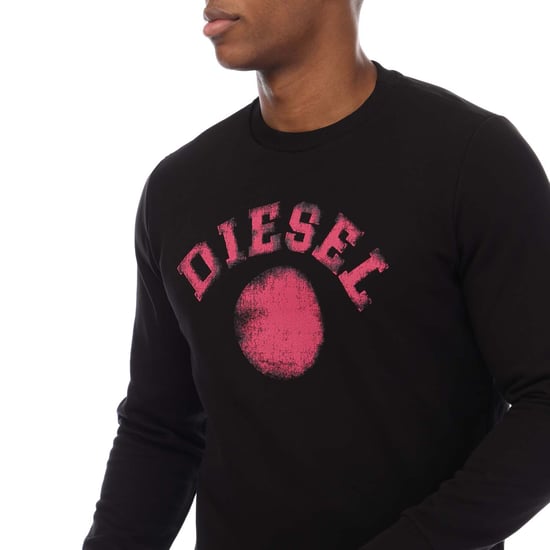 Diesel S-Gir 9-4 Sweatshirt voor heren in zwart - Image 3