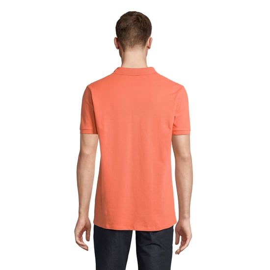 SOLS Heren Planet Poloshirt (Pop Oranje) - Image 2