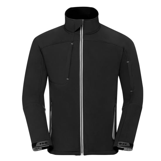 Russell Heren Bionic Soft Shell Jas (Zwart) - Image 1