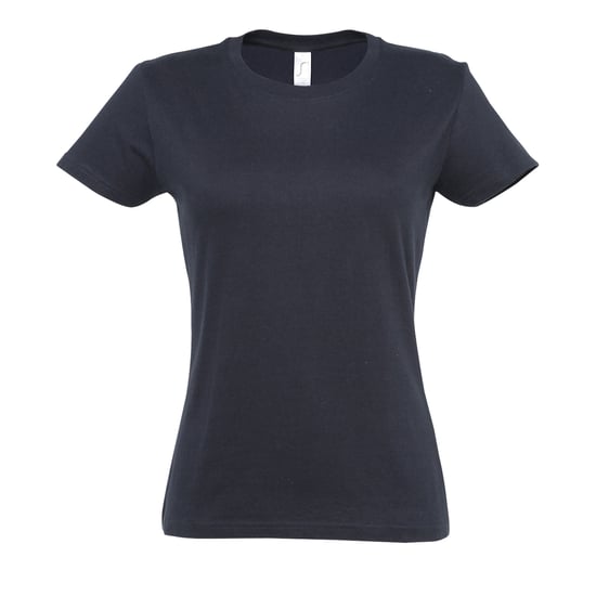 SOLS Dames/dames Imperial Heavy Short Sleeve T-Shirt (Marine) - Image 1