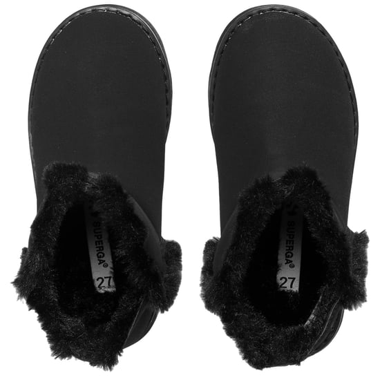 Superga Kinderen/Kinderen 4033 Suède Enkellaarsjes (Zwart) - Image 4
