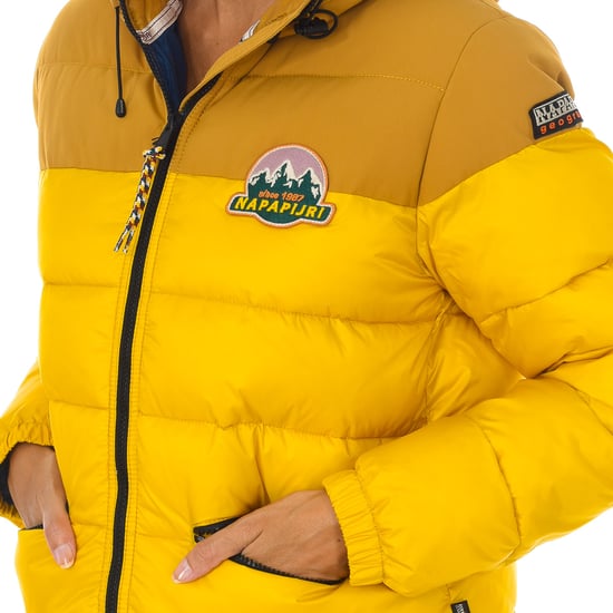 Padded jacket with hood NP0A4FNG men