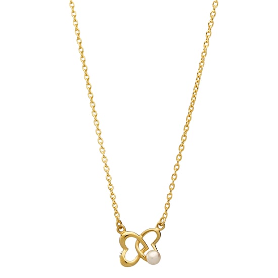 Orphelia 'Lili' Women's 925 Sterling Silver Chain with Pendant - Gold ZK-7513/G