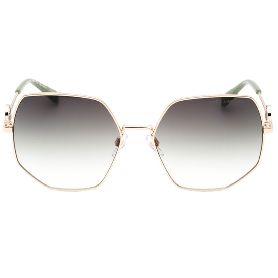 Marc Jacobs Green Leg Ends Gold Sunglasses