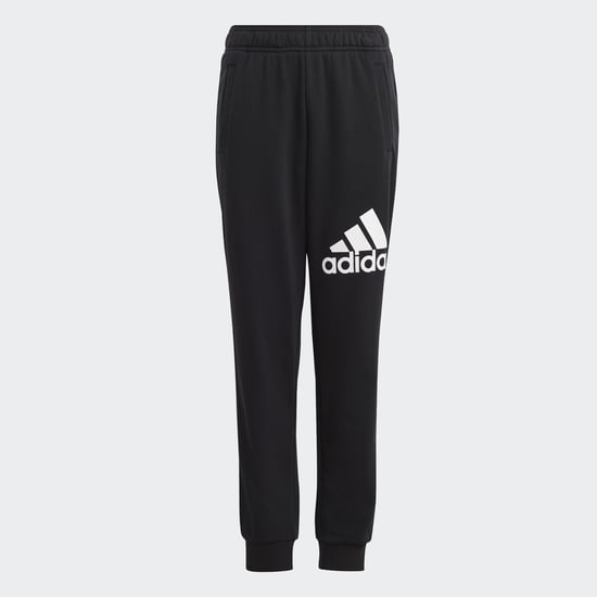 Boy's adidas Juniors Essentials Cotton Joggers in Black - Image 3