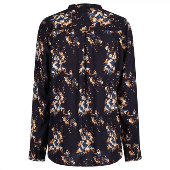 Regatta Groot buitenshuis Vrouwen/dames Makala Bedrukt shirt met lange mouwen (Marine Bloemen) - Image 2