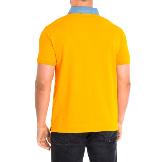 DESM Short Sleeve Polo with contrasting lapel collar 61460 man