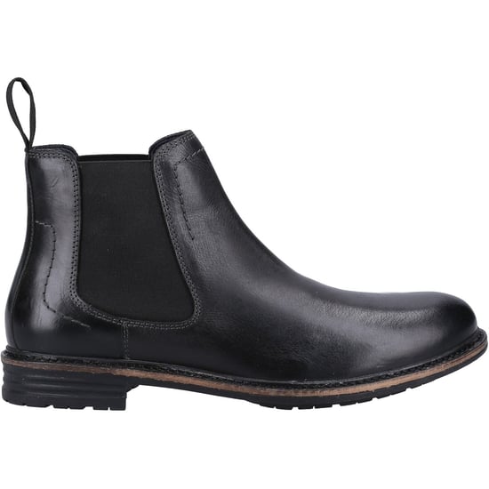 Hush Puppies Justin Chelsea Leren Herenlaarzen Zwart - Image 4