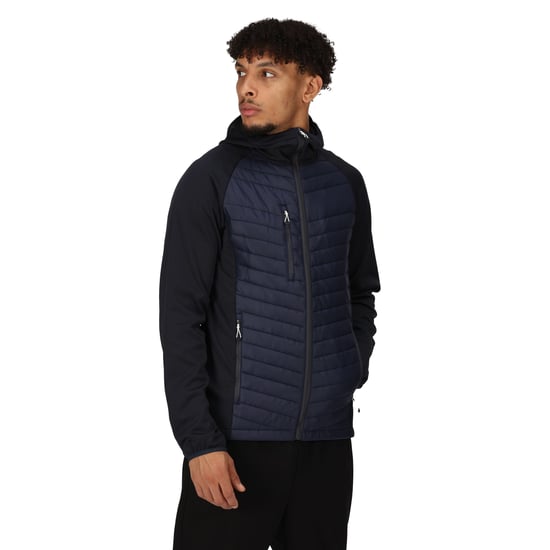 Regatta Heren Navigate Quilted Hybride Jas (Marine/Seal Grijs) - Image 3