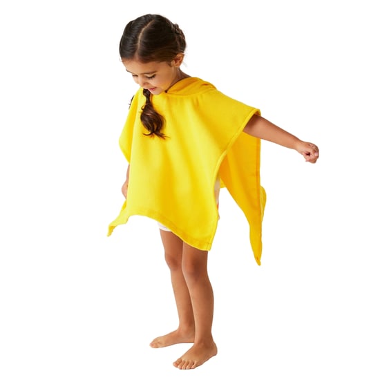 Regatta Childrens/Kids Pebbles The Duck Hooded Towel (Sunbeam)