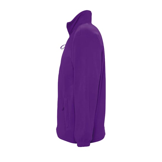 SOLS Heren North Full Zip Outdoor Fleece Jacket (Donkerpaars) - Image 3