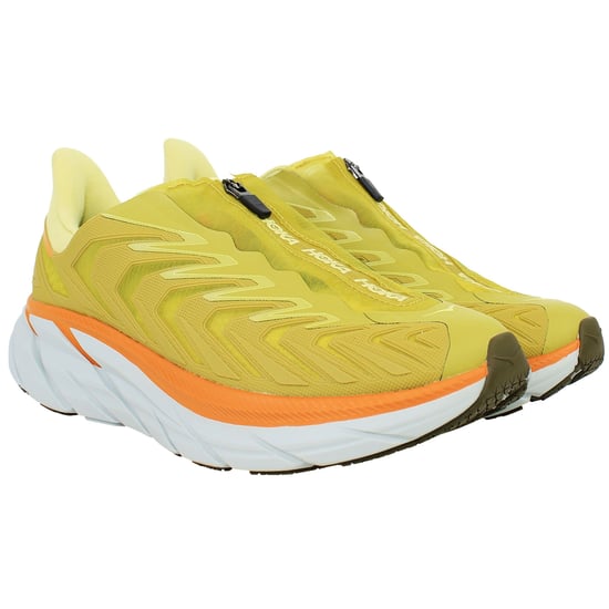 Hoka Project Clifton Mens Gold Running Shoes - Image 2