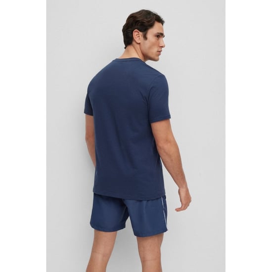 Men's Boss Beach T-Shirt in Navy - Image 2