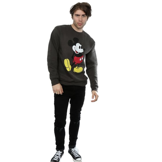 Disney Heren Mickey Mouse Classic Kick Sweatshirt (Licht Grafiet) - Image 4