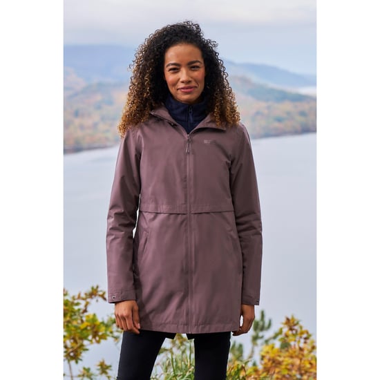 Mountain Warehouse Dames/Dames Hilltop II Waterdichte Jas (Taupe) - Image 1