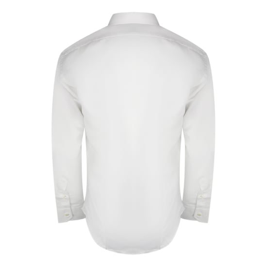 Aquascutum Branded Long Sleeve White Shirt
