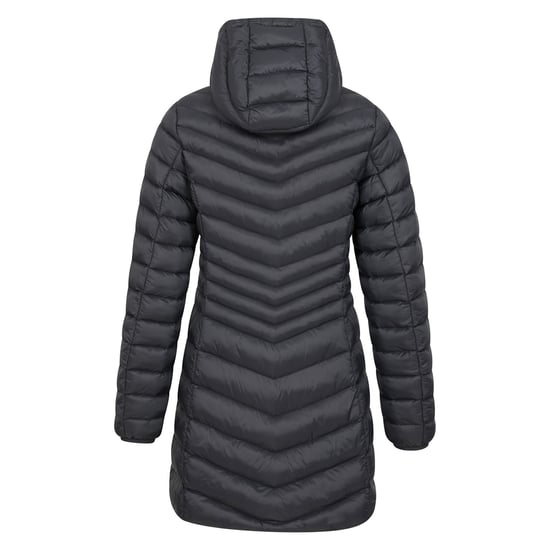 Mountain Warehouse Dames/Dames Florence lange gewatteerde jas (Zwart) - Image 2