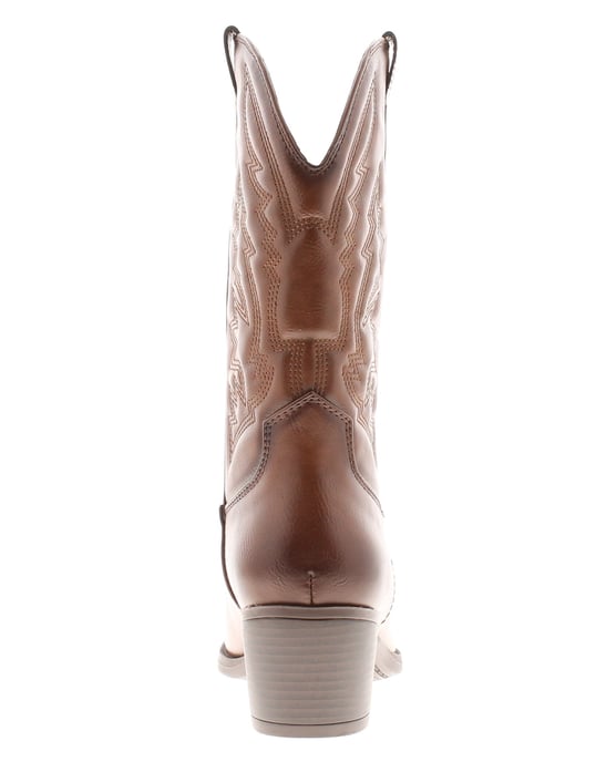 Apache Womens Cowboy Boots Ranch tan