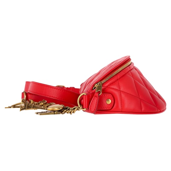 Balenciaga Gequilted XXS Souvenier Charms Heuptas in Rode Leer - Image 4