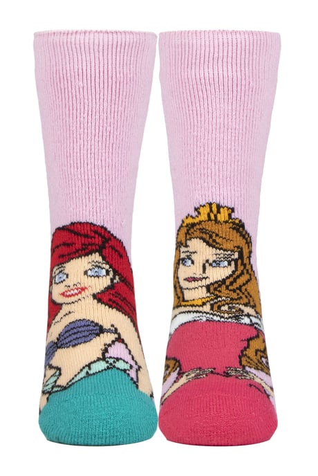 Heat Holders Lite - Nieuwigheid Disney Prinses Sokken - Ariel & Princess - Image 1