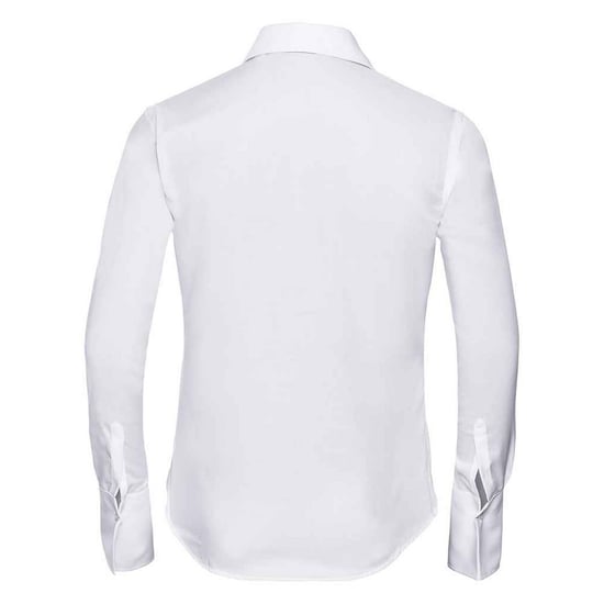 Russell Collection Dames/Dames Ultimate Non-Iron Shirt met Lange Mouwen (Wit) - Image 2