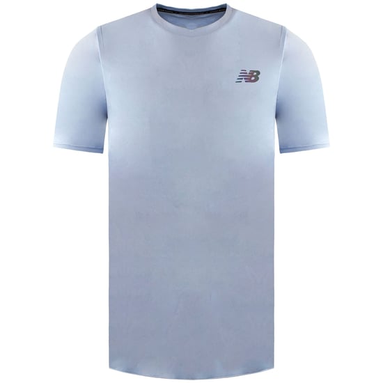 New Balance Q Speed Jacquard Heren Lichtblauw T-Shirt - Image 1