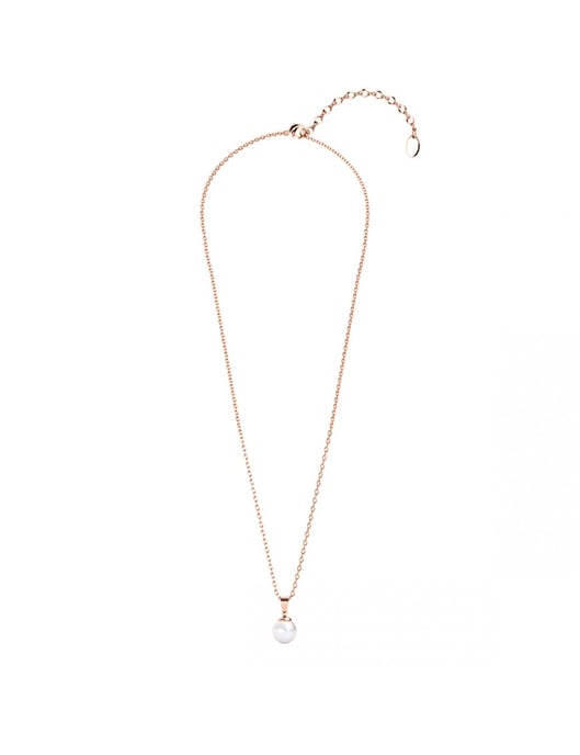 Volle Maan Parel Ketting en Hanger - Imitatie Parel - Image 5