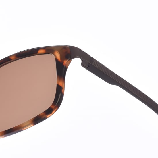 Rectangular acetate and metal sunglasses Z430 men
