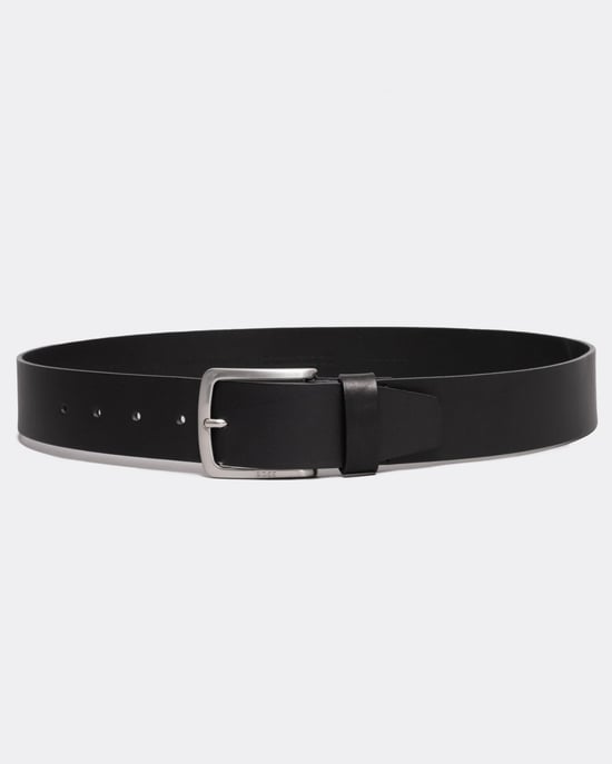BOSS Orange Jor-V Italiaanse Leren Riem met Logo-gegraveerde Gesp - Image 1