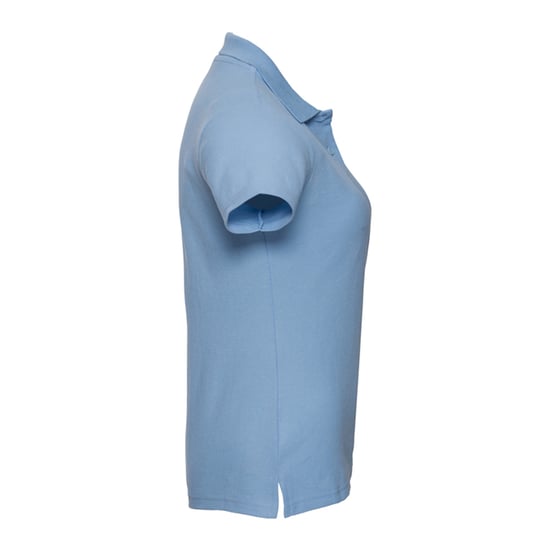 Russell Dames/Dames Klassiek Polycotton Poloshirt (Sky) - Image 3