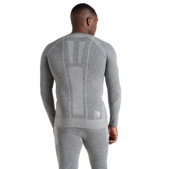 Dare 2B Mens In The Zone III Long-Sleeved Base Layer Top (Charcoal Grey Marl)