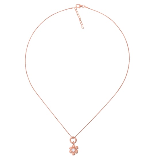 Orphelia Dames 925 Sterling Zilveren Ketting met Hanger - Roze ZH-4854/1 - Image 2
