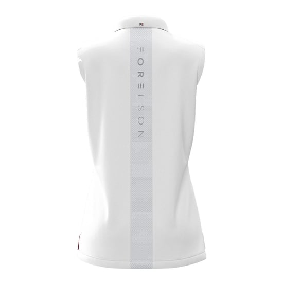 Forelson Dames/Dames Stow mouwloos poloshirt (Wit) - Image 2
