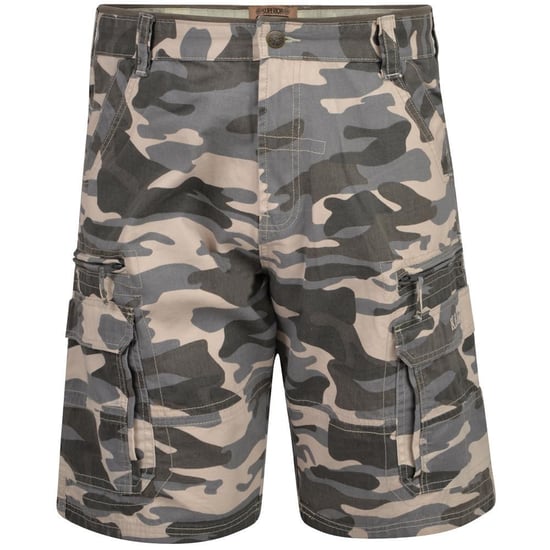 Kam Mens Camo Cargo Shorts
