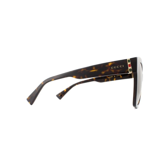 Gucci Zonnebril GG0459S 002 Havana Bruin Verloop - Image 4